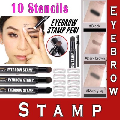 One Step Perfect Augenbrauen Stempel Forming Kit Augenbrauen Schablonen Definer Make-up Set