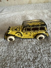 1930'S AC WILLIAMS CAST IRON LINCOLN THREE WINDOW TOURING CAR