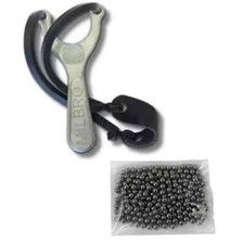 Milbro Catapult Traditional Original Thumb Press Metal Frame FREE 6mm 100 ammo