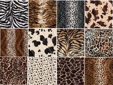 Fellimitat. Meterware. Tierfelle Deko Stoffe Plüsch Velboa. Verschiedene Designs