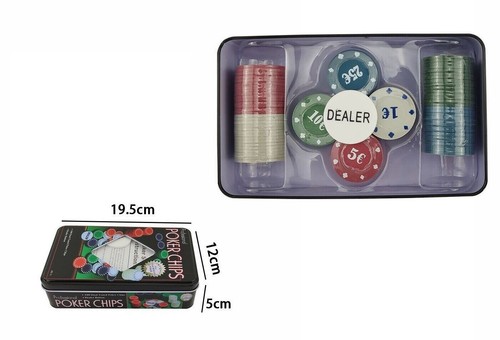 6 scatole da 100 porta gettoni 600 fisches gioco carte poker casino giocatori - Foto 2 di 3