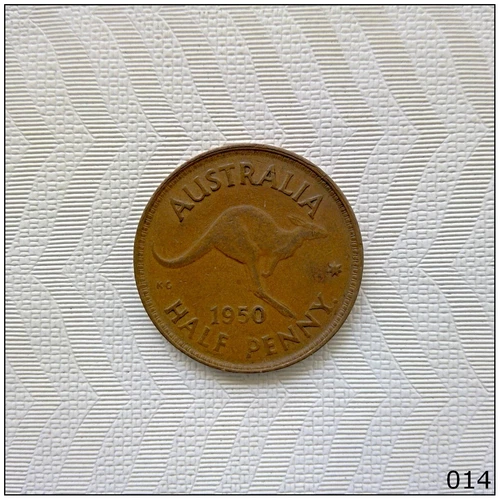1950 Australia Half Penny — photo from the most recent tracked eBay sale