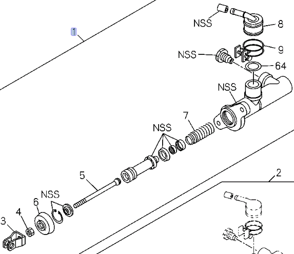 Clutch Master Cylinder for ISUZU NQR NPR 4HK1 4HE1 4HG1T