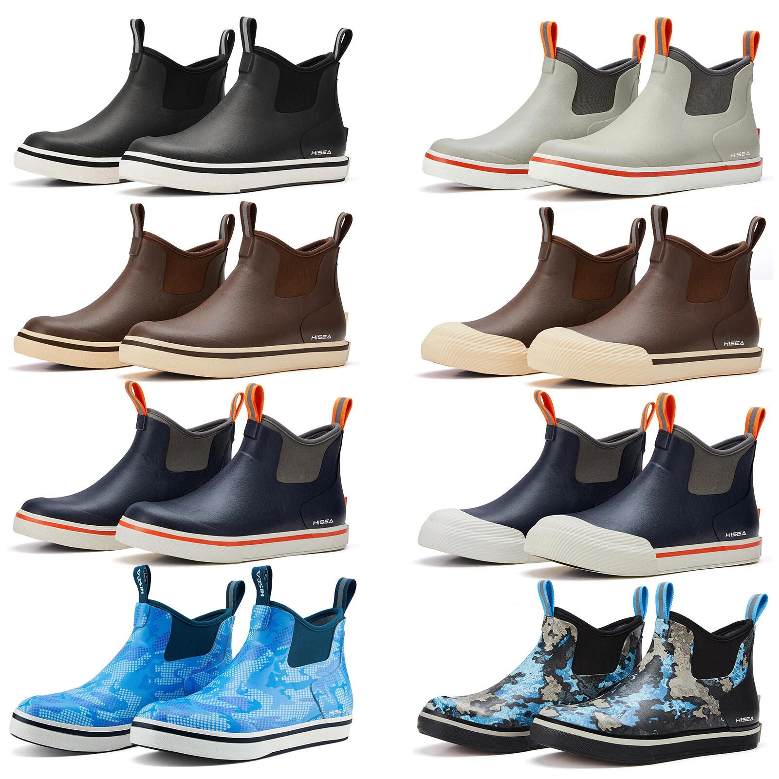 HISEA Men's Fishing Deck Boot Waterproof Sailing Garden Mud Work Ankle Rain Boot
Opens in a new wind