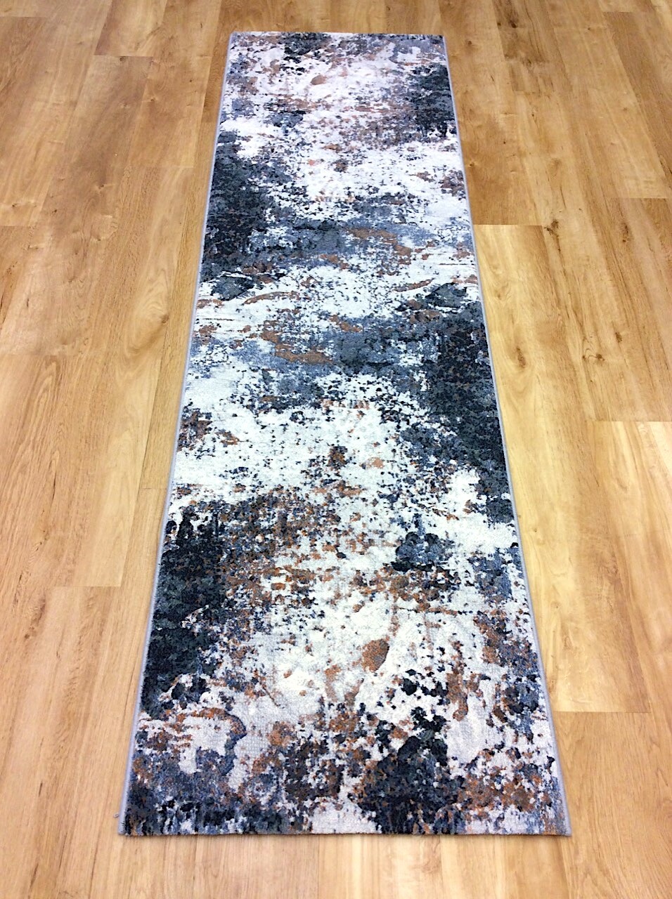 Multi Coloured Modern Contemporary Abstract Easy care Area Rug Runner Round Rugs eBay