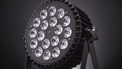 270W RGBWA+UV 18 LED Par Strahler 6in1 Bühnenlicht DMX Lichteffekte Partylicht - Video 1 von 1