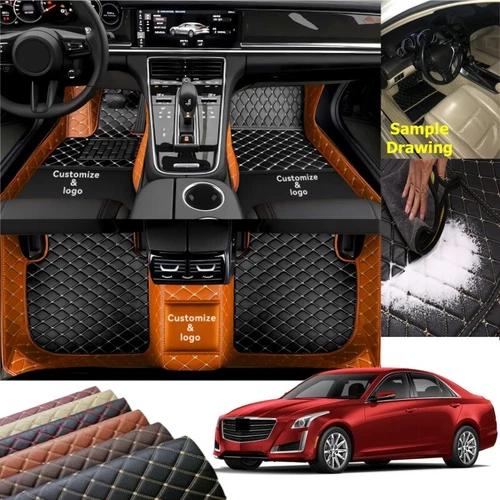 For Acura Car Mats ILX MDX NSX RDX RL TL TLX TSX ZDX Custom Carpets Waterproof - Imagen 7 de 41