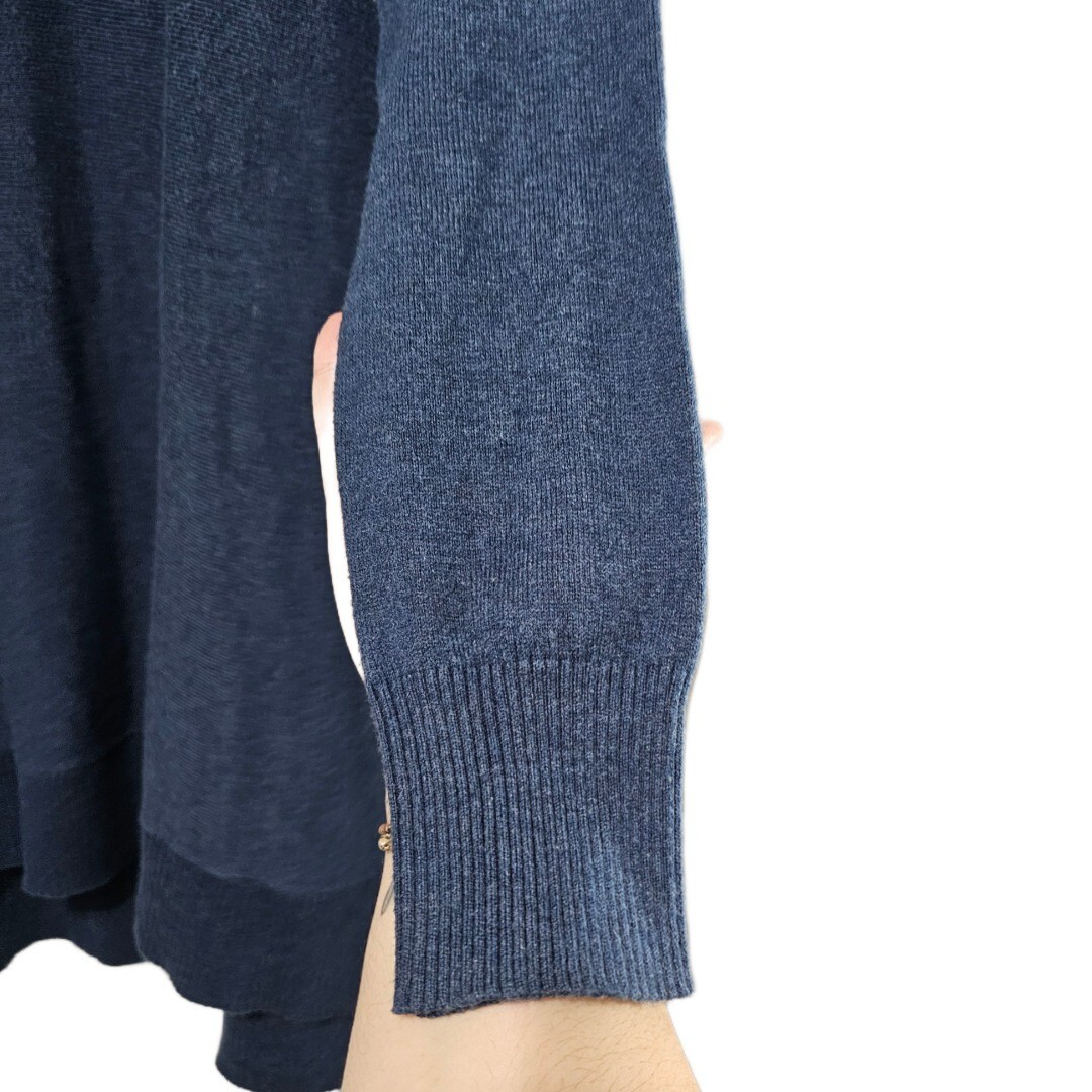 Soft Surroundings Blue Metro Turtleneck Tunic Swe… - image 4