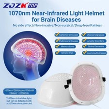 1070nm NIR Light Therapy Brain Helmet for Parkinson Depression Cognitive Boost