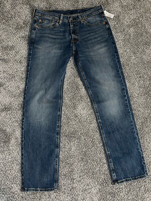 Men s Levi s 541 Athletic Taper 32x32 New With Tags Stretch Flex Blue Distressed