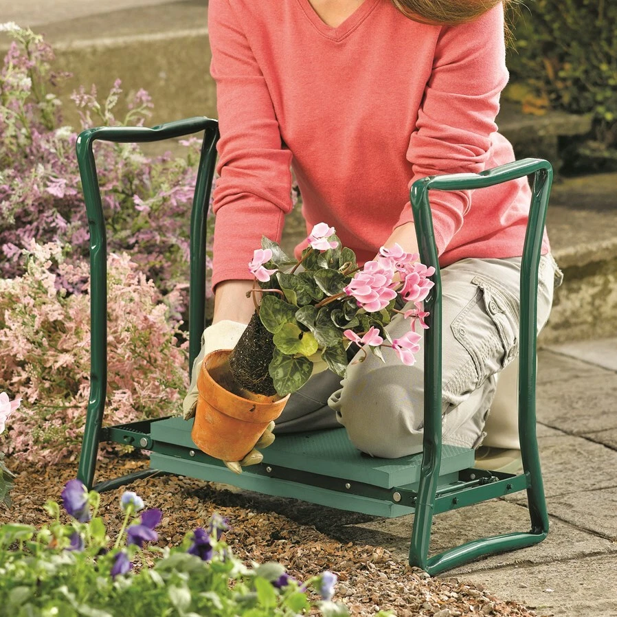 Gardening Bench Kneeler And Seat DEERFAMY Garden Kneeler And Seat
