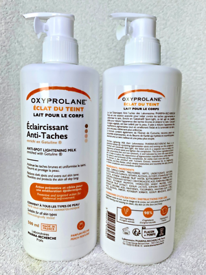 Oxyprolane Éclat du teint Lait éclaircissant Anti -taches 500 ml