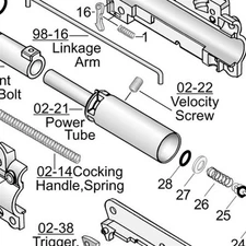 Tippmann A5 Power Tube - paintball - NEW - A5-02-21