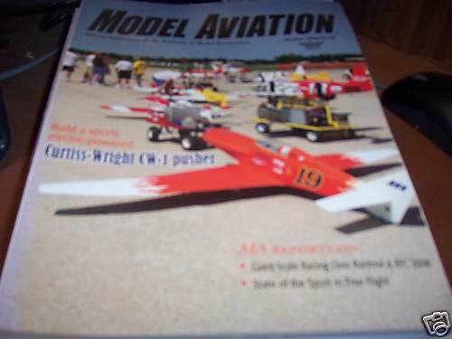 Model Aviation Oct 2006 Curtiss-Wright CW-1 Pusher - 第 1/1 張圖片