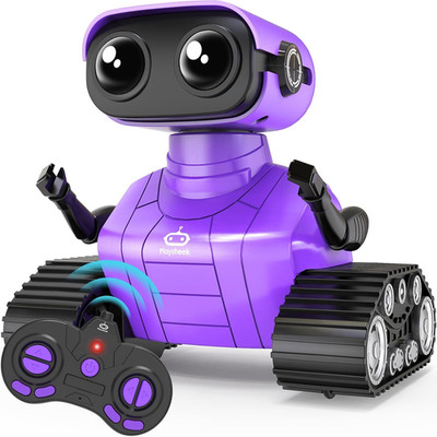 Rechargeable Emo Robot with Auto-Demonstration - Remote Control Smart Robot Toy 