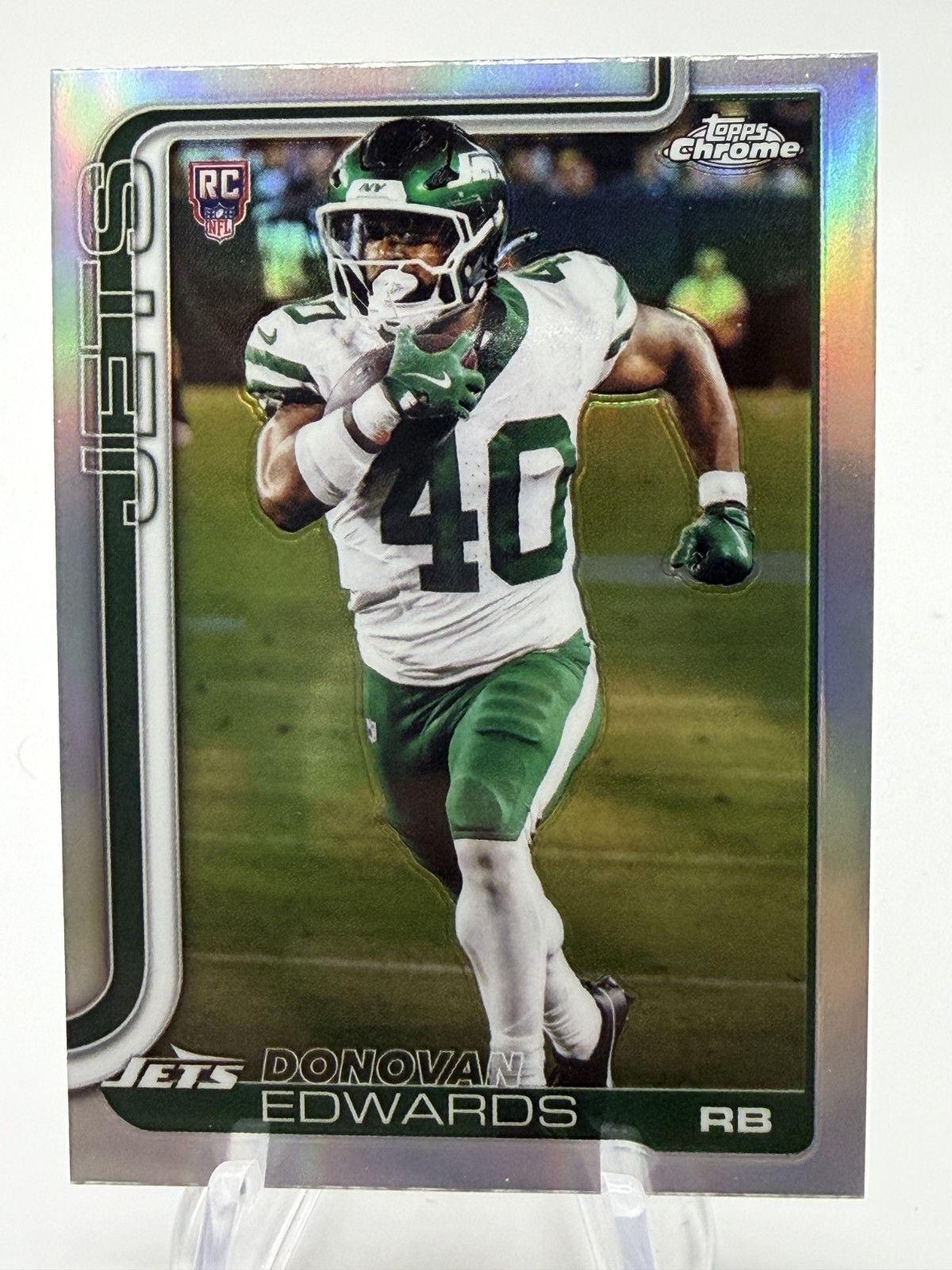 2025 Topps Chrome - Rookies Donovan Edwards #392 Refractor (RC) (A1677)