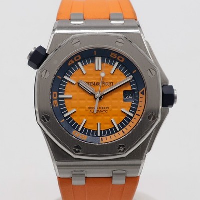 Audemars Piguet Royal Oak Offshore Diver Orange 42mm Steel 15710ST Rubber Auto