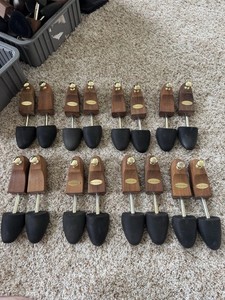 LOT OF 16! (8 PAIRS) Wooden Shoe Tree / Stretcher! VERY HIGH QUALITY FROM SAKS!