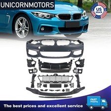 Front Bumper Cover Kit W Pdc Holes Fit 2014-2020 Bmw F32 F33 F36 M-tech Style Front Bumper Cover Kit W Pdc Holes Fit 2014-2020 Bmw F32 F33 F36 M-tech Style