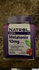 Natrol® Sleep Melatonin Fast Dissolve Tablets, Nighttime Sleep Aid, Strawberry