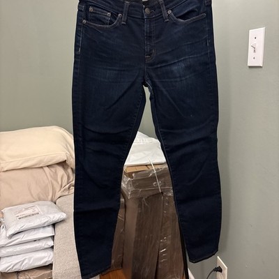 J.Crew Jeans Womens 27 Blue Toothpick Ankle Denim Pants Stretch Low Rise 