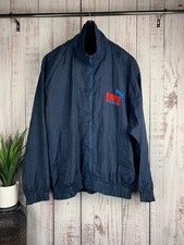 Puma King Vintage Windbreaker Jacke dunkelblau XL gesticktes Logo 90er Retro