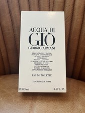 ACQUA DI GIO 3.4 oz EDT by GIORGIO ARMANI SPRAY NEW IN PROMO BOX MEN'S FRAGRANCE
