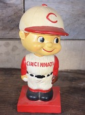 Vintage Cincinnati Reds Bobblehead Made Japan Red Base Nodder 1960’s Baseball