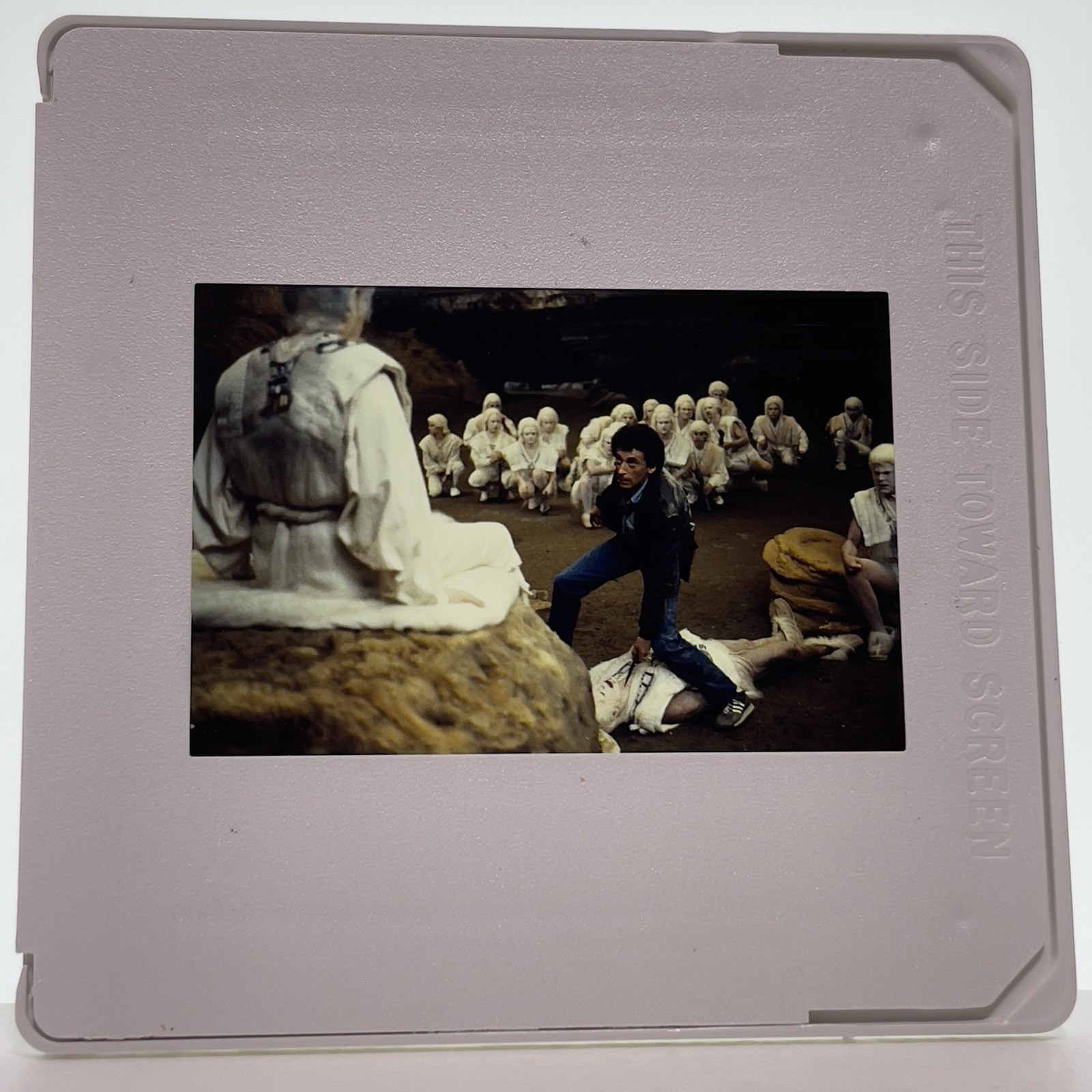 35mm Slide What Waits Below 80s Horror Movie Vintage Publicity Promotion #9