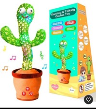 Dancing Talking Cactus Toy with Adjustable Volume, Interactive Cactus Baby Toys