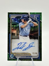 2024 Bowman - Chrome Prospect Autographs Jared Dickey #CPA-JDI Green Grass...