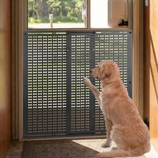RV Screen Door Protector for Dogs, Upgraded Adjustable Aluminum Alloy RV Entry