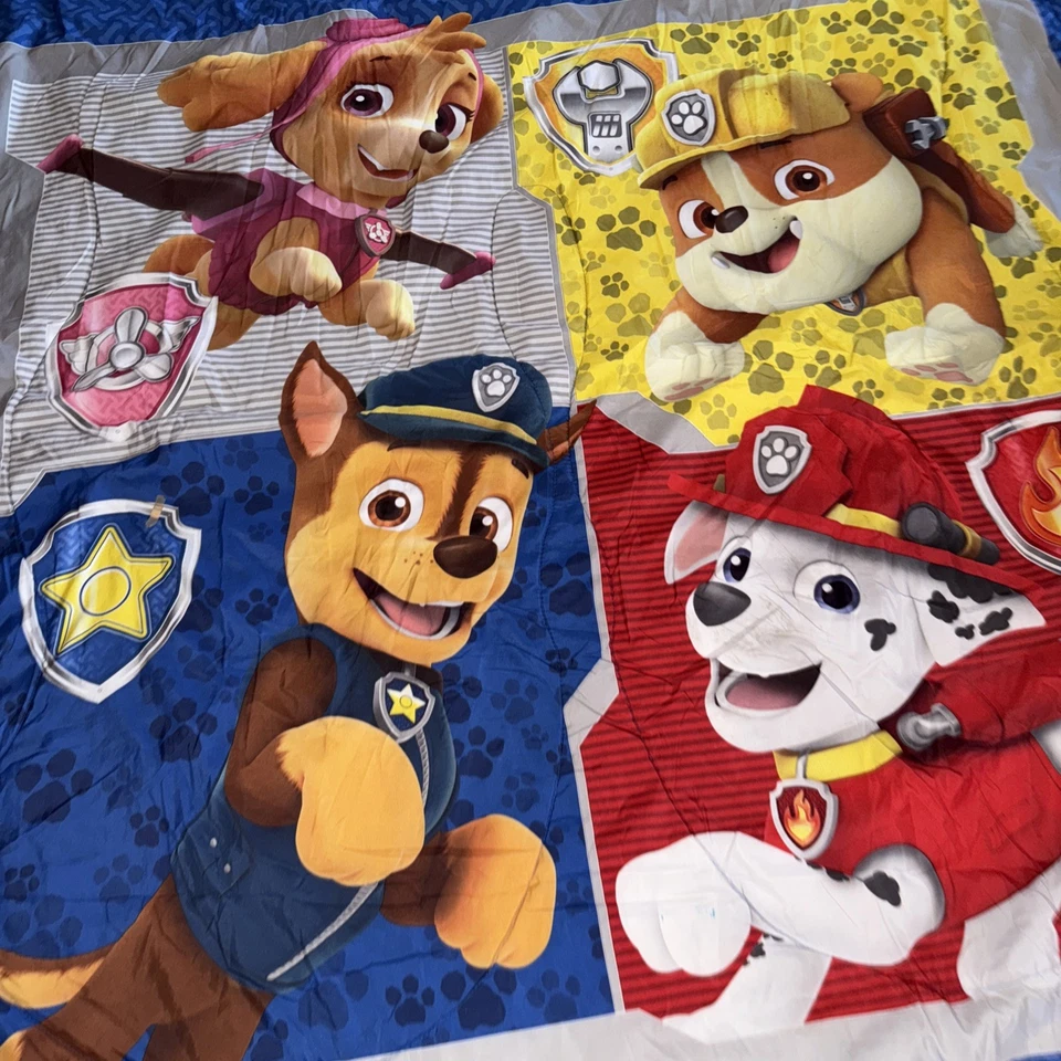 Manta edredón reversible tamaño doble Paw Patrol Foto 2 de 4