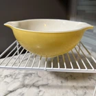 Pyrex ~ 443 ~ 2.5 Quart ~ Nesting ~ Mixing Bowl ~ Yellow ~ Cinderella Bowl