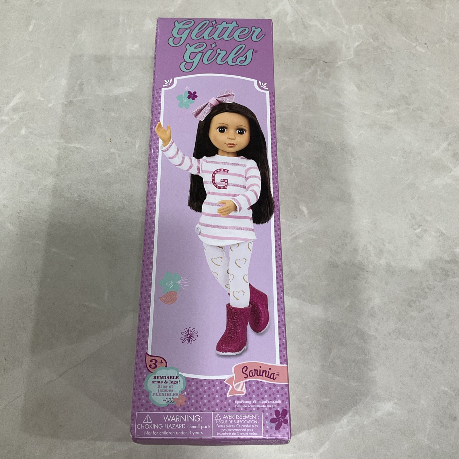 Glitter Girls by Battat SARINIA. Brown Hair Brown Eyes 14" P