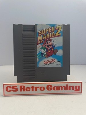 Super Mario Bros 2 (Nintendo NES -1A-) Authentic Cleaned Tested Work