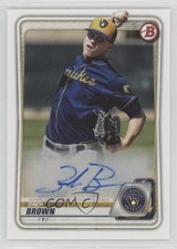 2020 Bowman Prospects Auto Zack Brown #PA-ZB Auto s1i