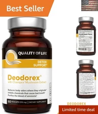 Champex Detox Support Capsules - 60 Vegicaps to Eliminate Odors Naturally