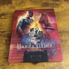 Wandavision: The Complete Series (Blu-ray/DVD, 2021) STEELBOOK No Lobby Cards