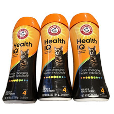 3X Arm Hammer Health IQ Cat Litter Additive Color Changing Cat Health