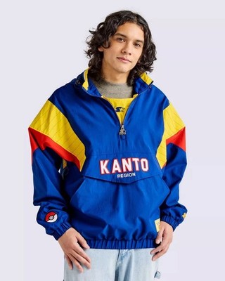 Pokemon x Target Starter Pullover Jacket Blue Kanto Region Size L Available now