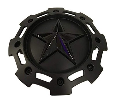 KMC XD Series Rockstar 2 SC-205 S1403-09 Black on Black 5 and 6 Lug Center Cap