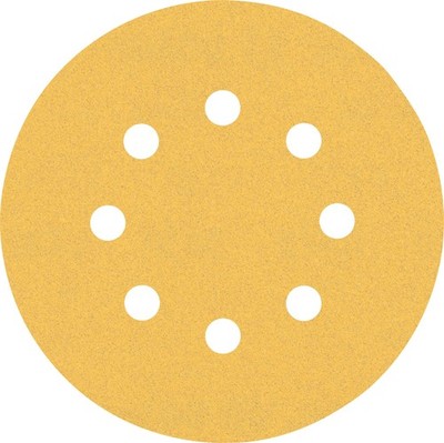 Bosch EXPERT C470 Schleifpapier für Exzenterschleifer, 125 mm, 8 Loch, G120,VE50