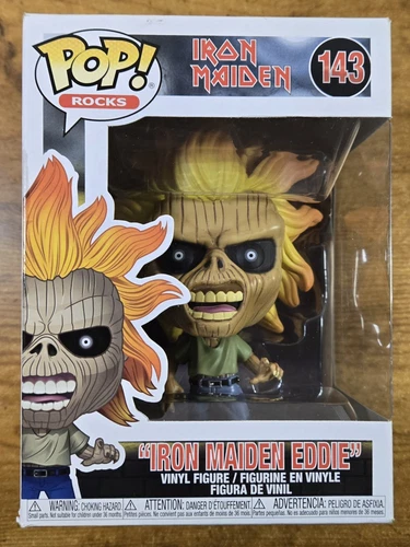 Funko POP! Rocks #143 IRON MAIDEN EDDIE, 2023 In Protector, New