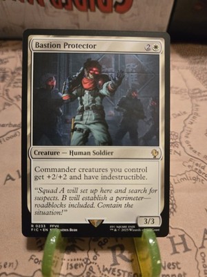 MTG Bastion Protector Commander: FINAL FANTASY Regular Rare NM