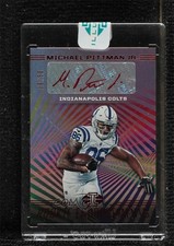 2020 Panini Illusions Rookie Endorsements Red 39/50 Michael Pittman Jr Auto 16wc