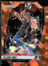 2024 Panini Prizm WNBA #96 Allisha Gray Ice Orange Prizms