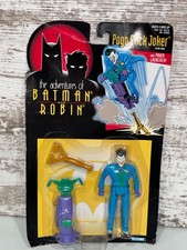 Vintage 1995 Kenner Adventures of Batman & Robin Pogo Stick Joker Action Figure