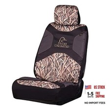 Ducks Unlimited Auto Seat Stacked Logo Mossy Oak Blades Low Back Single