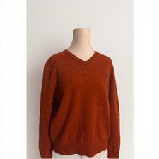 Polo Ralph Lauren Vintage Boys' Sweater 100 Lambs Wool Size XL